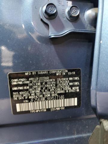 JF2SKAWC3KH517146 - 2019 SUBARU FORESTER TOURING 蓝色 照片 13