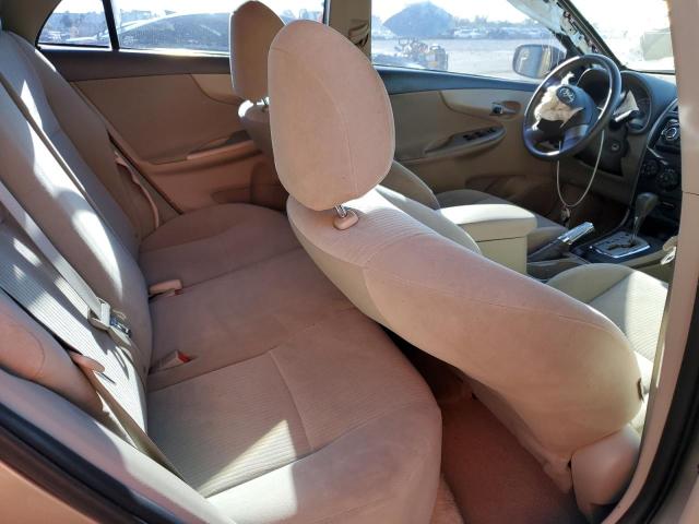 1NXBU4EE6AZ224680 - 2010 TOYOTA COROLLA BASE TAN photo 10