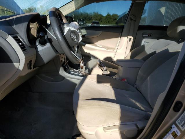 1NXBU4EE6AZ224680 - 2010 TOYOTA COROLLA BASE TAN photo 7