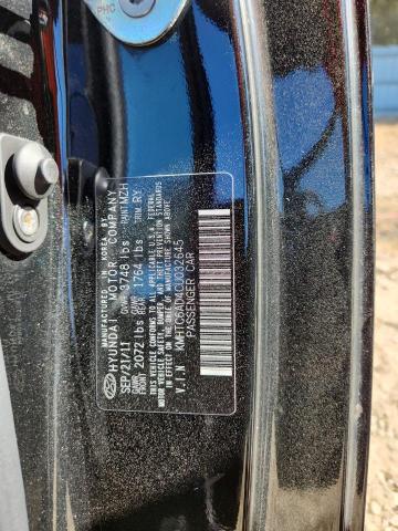 KMHTC6AD4CU032645 - 2012 HYUNDAI VELOSTER 黑色 照片 12