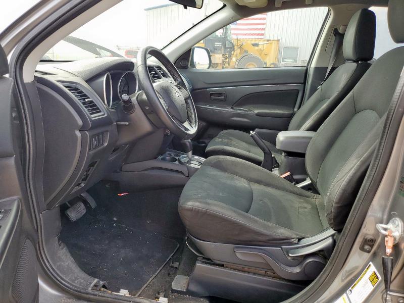 4A4AP3AU8FE029625 - 2015 MITSUBISHI OUTLANDER ES SILVER photo 7