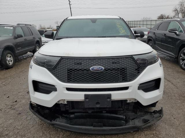 1FM5K8AB6LGA64050 - 2020 FORD EXPLORER POLICE INTERCEPTOR 白色 照片 5