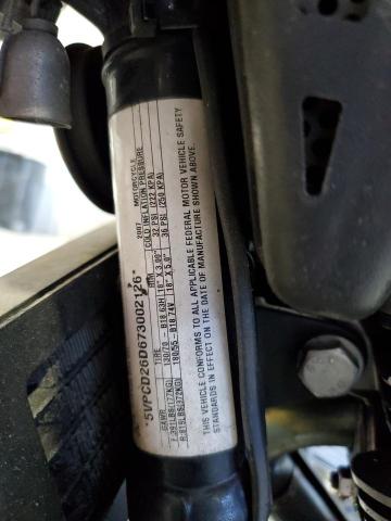 5VPCD26D673002126 - 2007 VICTORY MOTORCYCLES KINGPIN შავი ფოტო 9