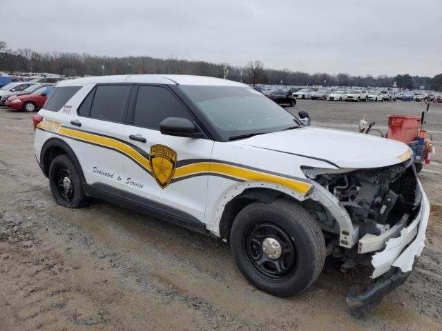 1FM5K8AB4NGA50117 - 2022 FORD EXPLORER POLICE INTERCEPTOR 白色 照片 4