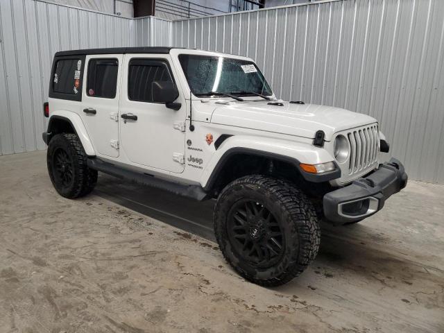1C4HJXEN4LW204606 - 2020 JEEP WRANGLER U SAHARA WHITE photo 4