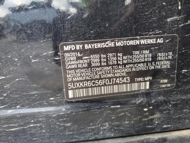 5UXKR6C56F0J74543 - 2015 BMW X5 XDRIVE50I BLACK photo 13
