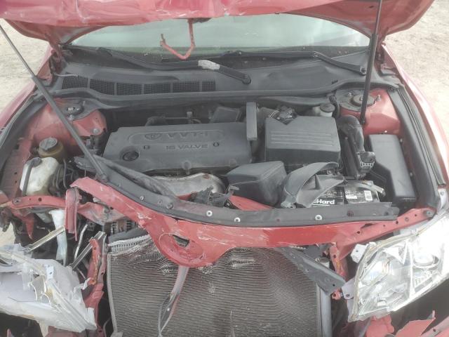 4T1BE46K27U058085 - 2007 TOYOTA CAMRY CE RED photo 11