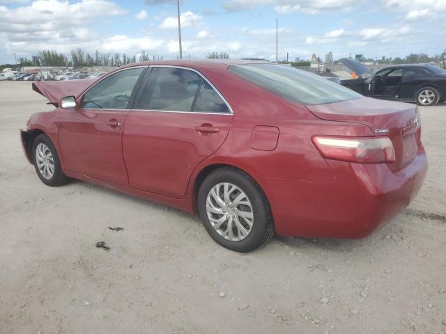 4T1BE46K27U058085 - 2007 TOYOTA CAMRY CE RED photo 2