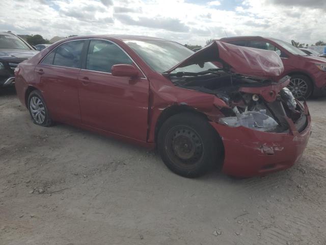 4T1BE46K27U058085 - 2007 TOYOTA CAMRY CE RED photo 4