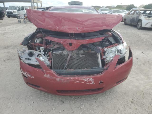 4T1BE46K27U058085 - 2007 TOYOTA CAMRY CE RED photo 5