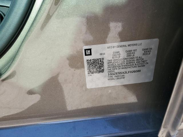 1G1ZE5SX2LF026089 - 2020 CHEVROLET MALIBU PREMIER BROWN photo 12