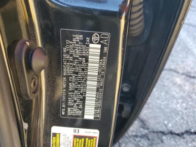 2T1BU4EE7DC997275 - 2013 TOYOTA COROLLA BASE BLACK photo 13