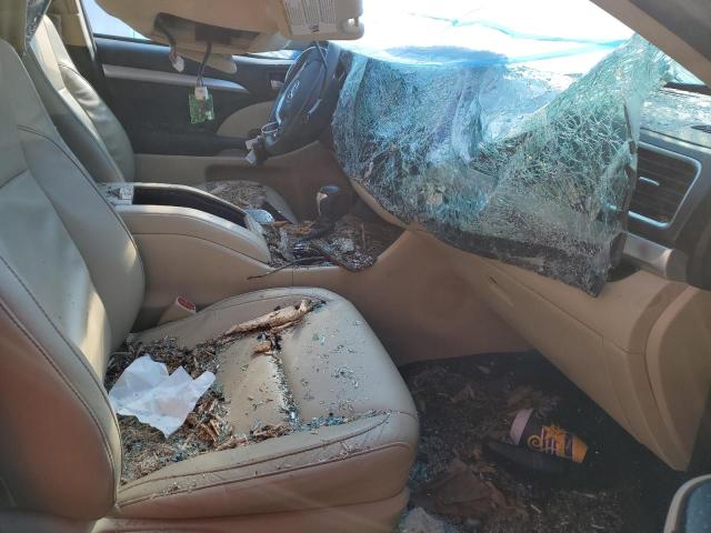 5TDJKRFHXFS163633 - 2015 TOYOTA HIGHLANDER XLE GOLD photo 7