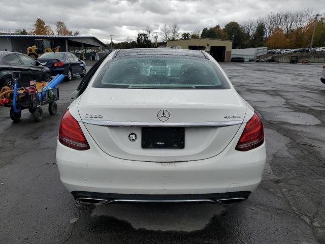 WDDWF4KB4GR105733 - 2016 MERCEDES-BENZ C 300 4MATIC WHITE photo 6