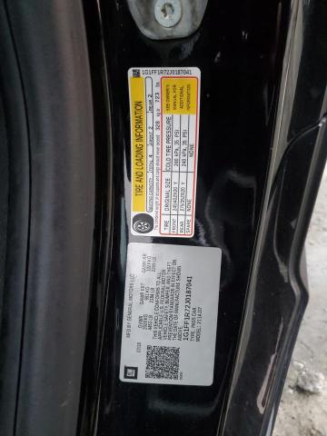 1G1FF1R72J0187041 - 2018 CHEVROLET CAMARO SS BLACK photo 12