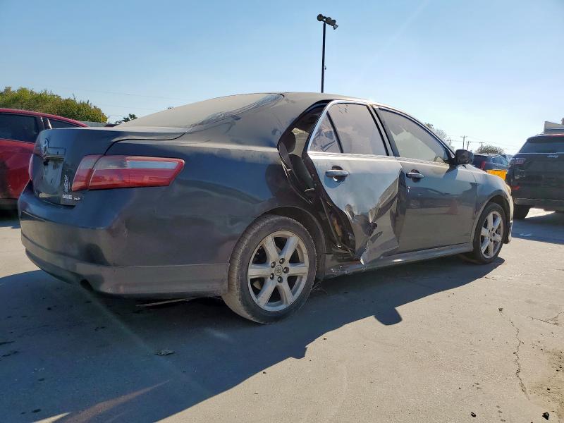 4T1BE46K98U258205 - 2008 TOYOTA CAMRY CE GRAY photo 3