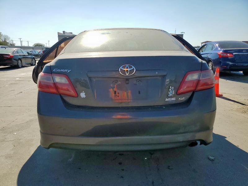 4T1BE46K98U258205 - 2008 TOYOTA CAMRY CE GRAY photo 6