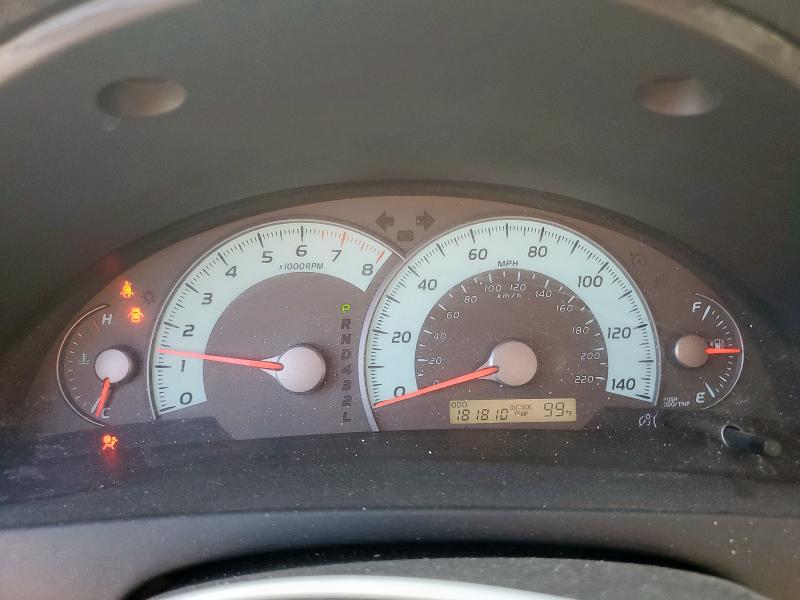 4T1BE46K98U258205 - 2008 TOYOTA CAMRY CE GRAY photo 9