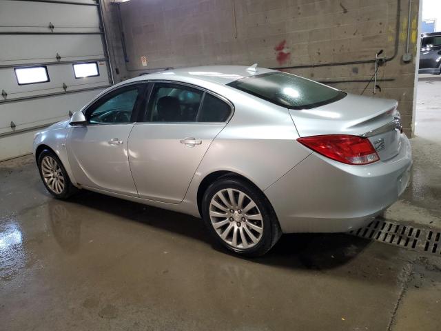 W04GN5ECXB1056941 - 2011 BUICK REGAL CXL SILVER photo 2