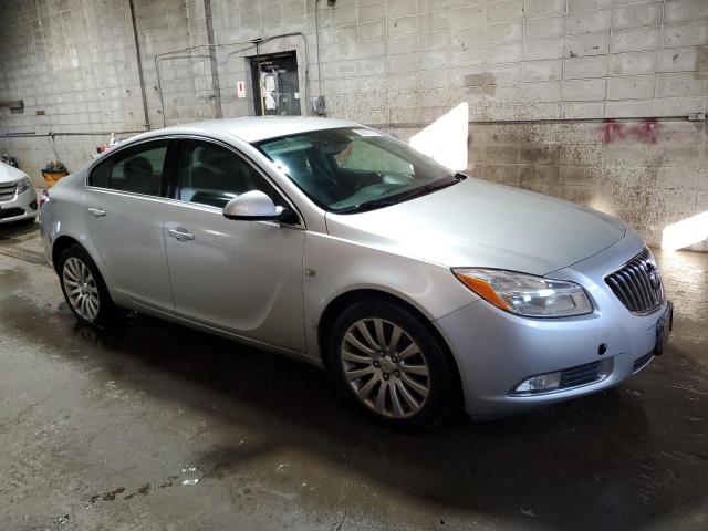 W04GN5ECXB1056941 - 2011 BUICK REGAL CXL SILVER photo 4