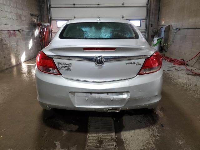W04GN5ECXB1056941 - 2011 BUICK REGAL CXL SILVER photo 6