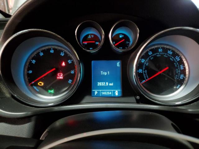 W04GN5ECXB1056941 - 2011 BUICK REGAL CXL SILVER photo 9