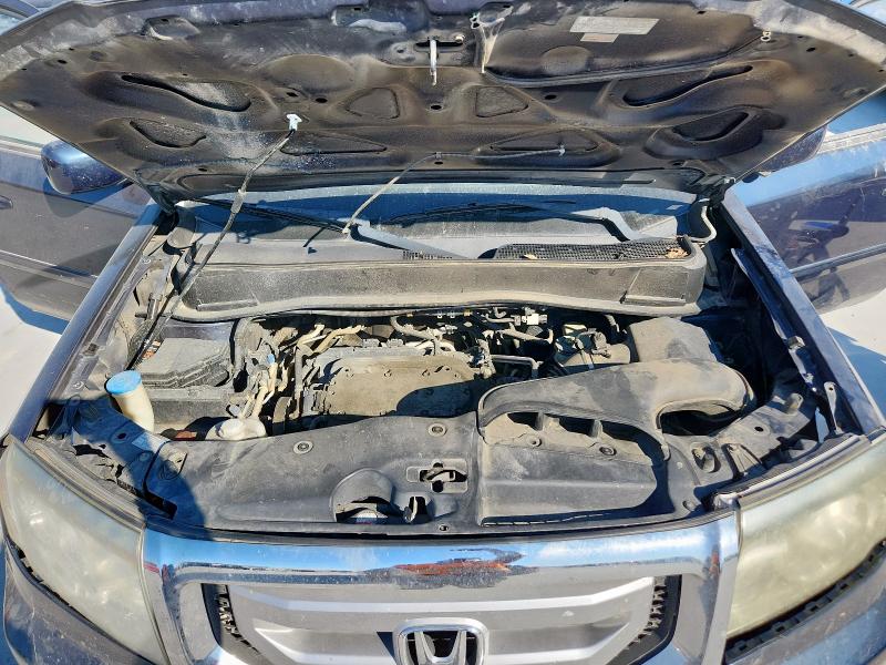 5FNYF3H65BB014153 - 2011 HONDA PILOT EXL BLUE photo 12