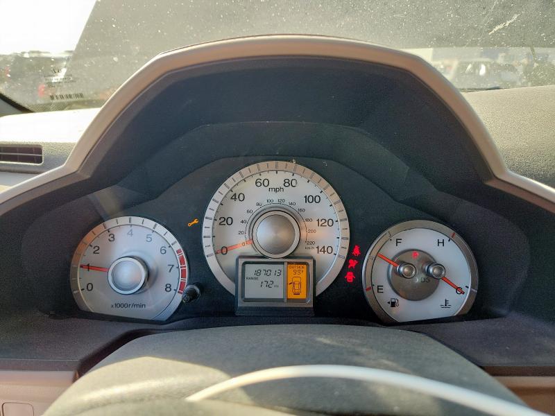 5FNYF3H65BB014153 - 2011 HONDA PILOT EXL BLUE photo 9