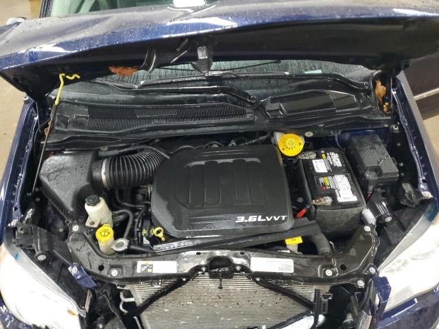 2C4RC1CGXGR190905 - 2016 CHRYSLER TOWN & COU TOURING L BLUE photo 12