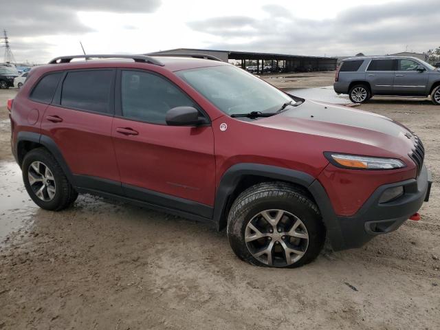 1C4PJMBS9GW266285 - 2016 JEEP CHEROKEE TRAILHAWK BURGUNDY photo 4