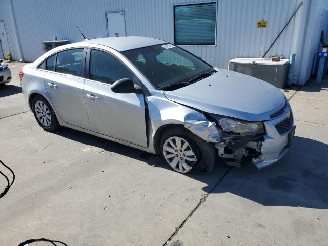 1G1PC5SHXB7190124 - 2011 CHEVROLET CRUZE LS SILVER photo 4