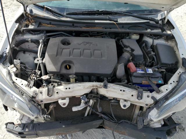 2T1BURHEXHC861589 - 2017 TOYOTA COROLLA L WHITE photo 11