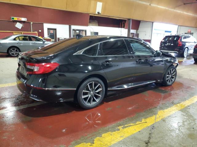 1HGCV1F55MA083935 - 2021 HONDA ACCORD EXL BLACK photo 3