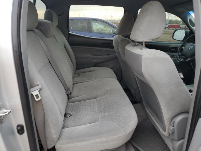 3TMLU42N69M035220 - 2009 TOYOTA TACOMA DOUBLE CAB SILVER photo 10