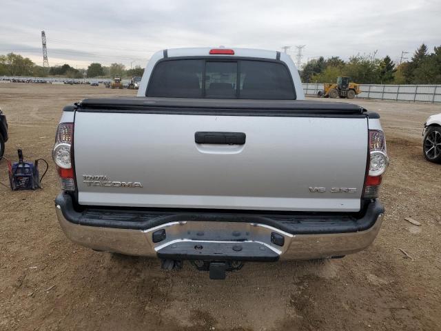 3TMLU42N69M035220 - 2009 TOYOTA TACOMA DOUBLE CAB SILVER photo 6