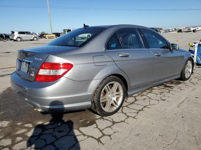 WDDGF8BB5BR184124 - 2011 MERCEDES-BENZ C 300 4MATIC SILVER photo 3