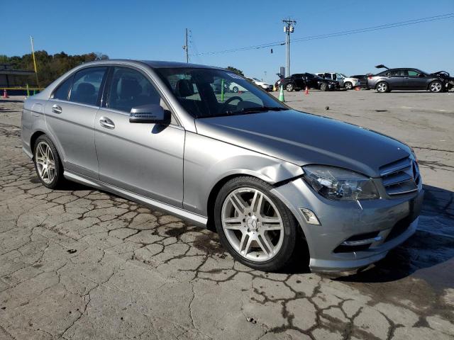 WDDGF8BB5BR184124 - 2011 MERCEDES-BENZ C 300 4MATIC SILVER photo 4