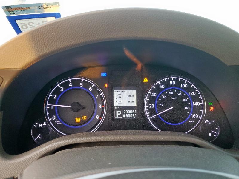 JN1CV6APXAM405955 - 2010 INFINITI G37 BASE ლურჯი ფოტო 9