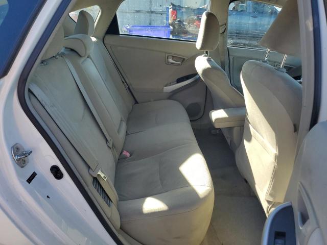 JTDKN3DUXA0038975 - 2010 TOYOTA PRIUS WHITE photo 10