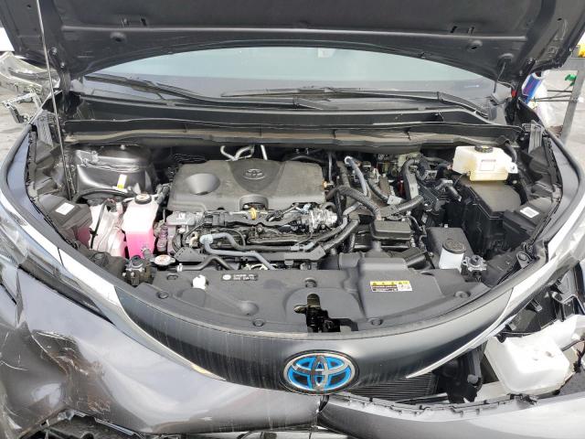 5TDBRKEC6SS263705 - 2025 TOYOTA SIENNA LE GRAY photo 12