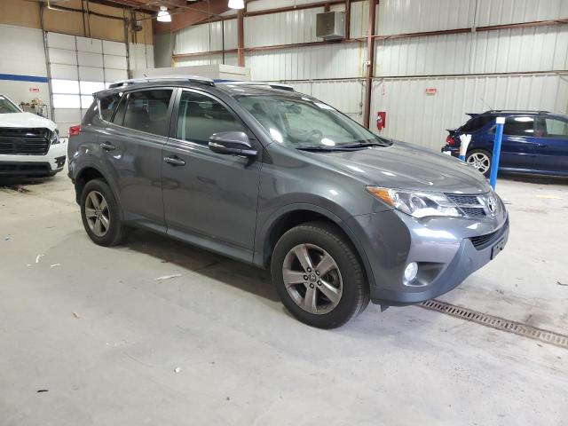 2T3RFREV1FW350319 - 2015 TOYOTA RAV4 XLE GRAY photo 4