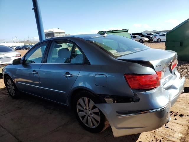 5NPEU46F29H547462 - 2009 HYUNDAI SONATA SE BLUE photo 2