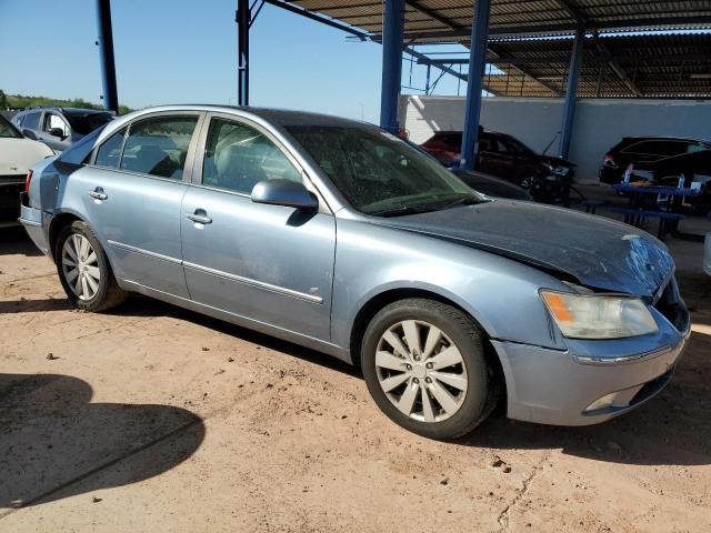 5NPEU46F29H547462 - 2009 HYUNDAI SONATA SE BLUE photo 4