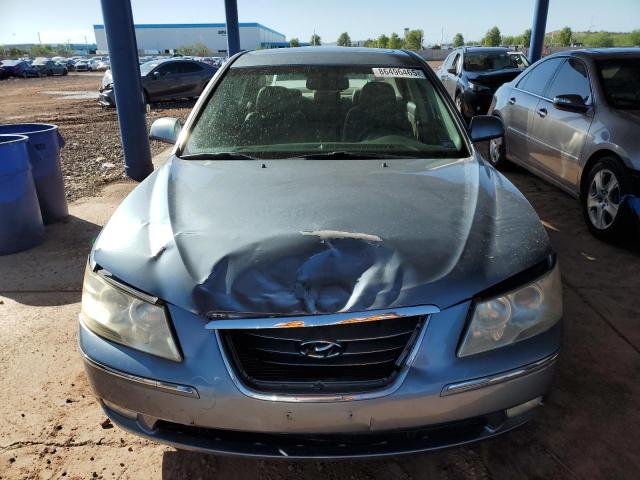 5NPEU46F29H547462 - 2009 HYUNDAI SONATA SE BLUE photo 5