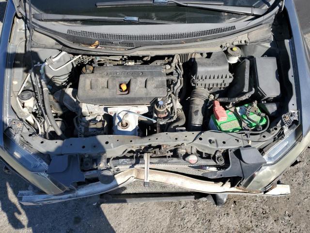 2HGFB2F57CH317410 - 2012 HONDA CIVIC LX GRAY photo 11