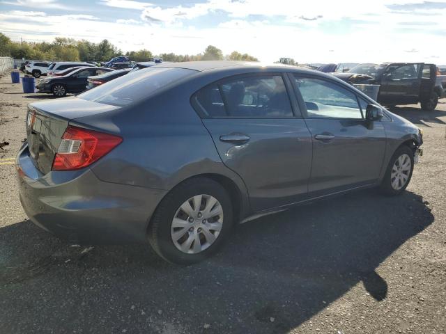 2HGFB2F57CH317410 - 2012 HONDA CIVIC LX GRAY photo 3