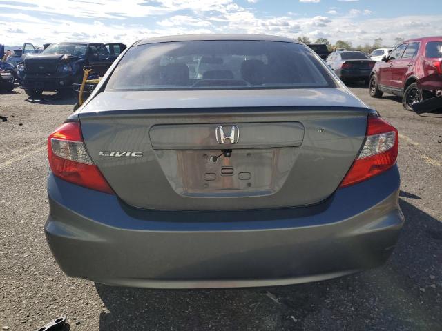 2HGFB2F57CH317410 - 2012 HONDA CIVIC LX GRAY photo 6