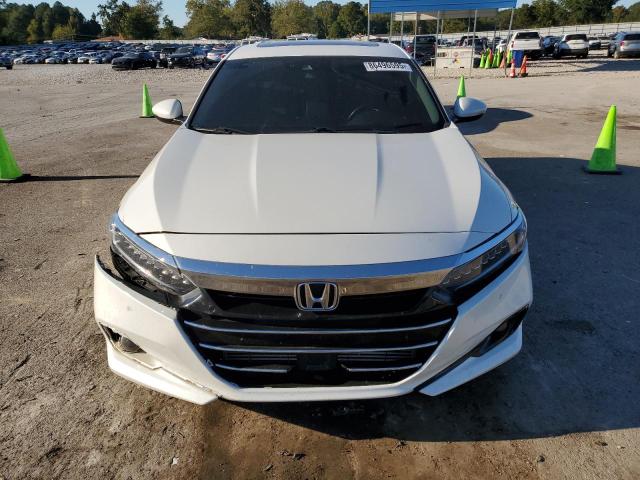 1HGCV2F99MA024850 - 2021 HONDA ACCORD TOURING WHITE photo 5