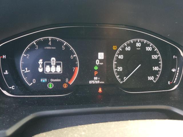 1HGCV2F99MA024850 - 2021 HONDA ACCORD TOURING WHITE photo 9