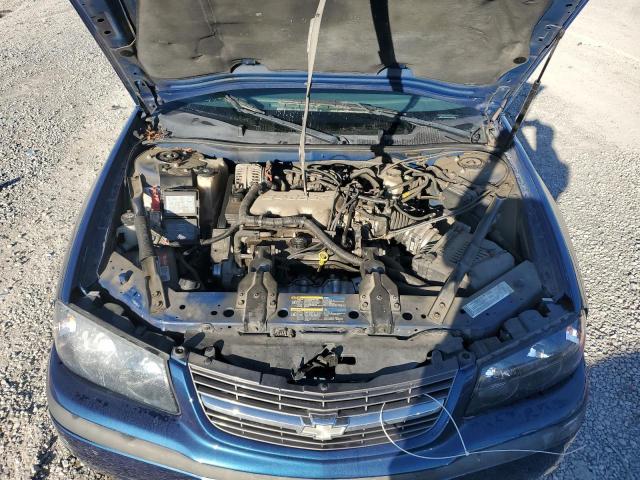 2G1WF52E259256323 - 2005 CHEVROLET IMPALA BLUE photo 11